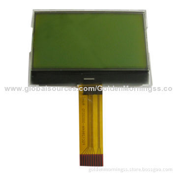 128x64 Dot Matrix LCD Display Module, Locating Column, Plug FPC